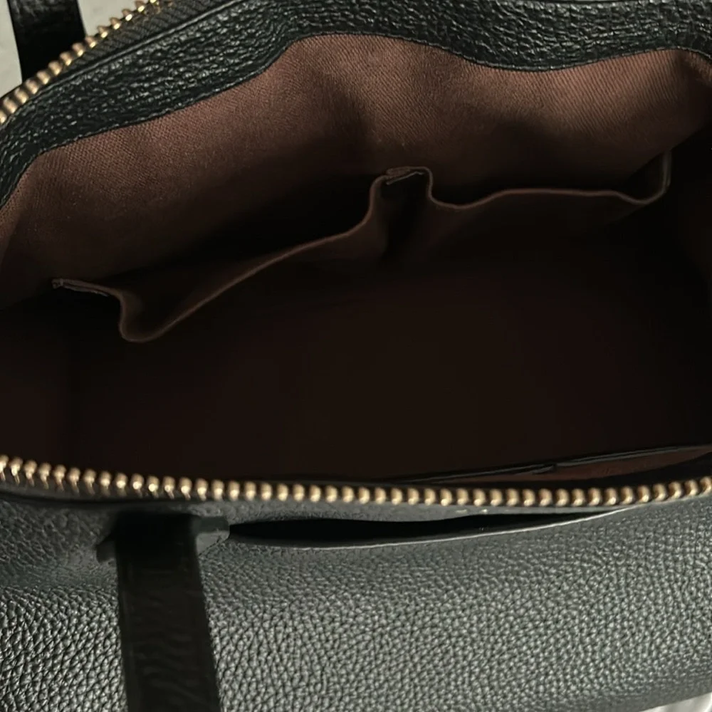 Henri Bendel Black Satchel Handbag - Picture 12 of 16